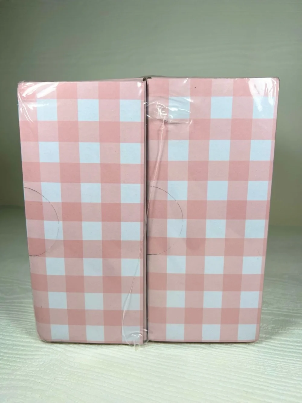 House of Foils Pink Gingham Plaid Hair Coloring Foils